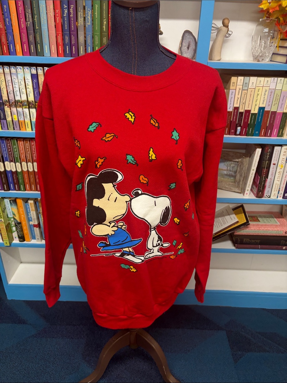Peanuts snoopy and Lucy fall sweatshirt